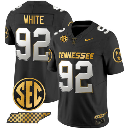 Men's Tennessee Volunteers 2024 Gold Vapor Premier Limited Jersey - All Stitched