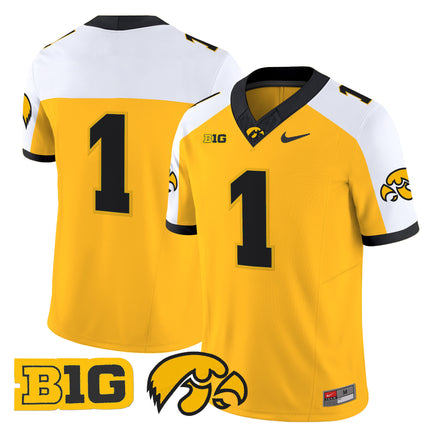 Men's Iowa Hawkeyes 2024 Vapor Limited Jersey - All Stitched