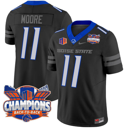 Men's Boise State Broncos 2024 Back To Back Champions Vapor Limited Jersey - All Stitched