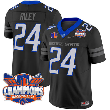 Men's Boise State Broncos 2024 Back To Back Champions Vapor Limited Jersey - All Stitched