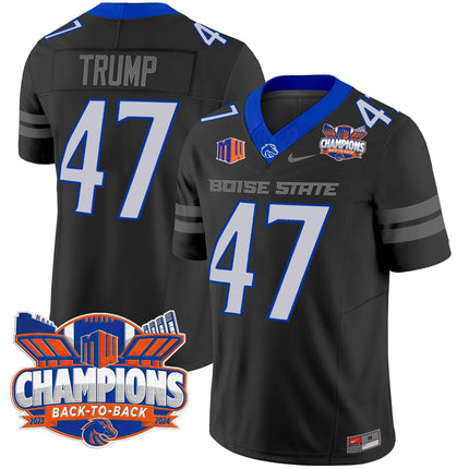 Men's Boise State Broncos 2024 Back To Back Champions Vapor Limited Jersey - All Stitched