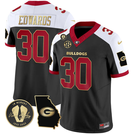 Men's Georgia Bulldogs 2024 Vapor Jersey V3 - Georgia Map - All Stitched