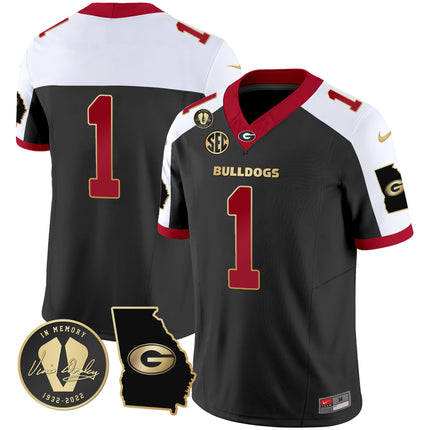 Men's Georgia Bulldogs 2024 Vapor Jersey V3 - Georgia Map - All Stitched