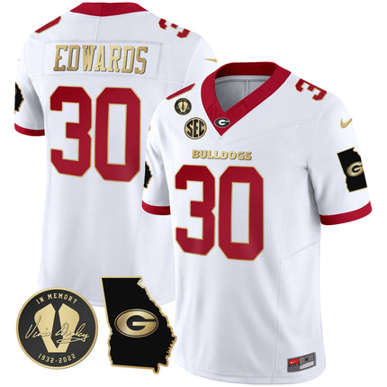 Men's Georgia Bulldogs 2024 Vapor Jersey V3 - Georgia Map - All Stitched