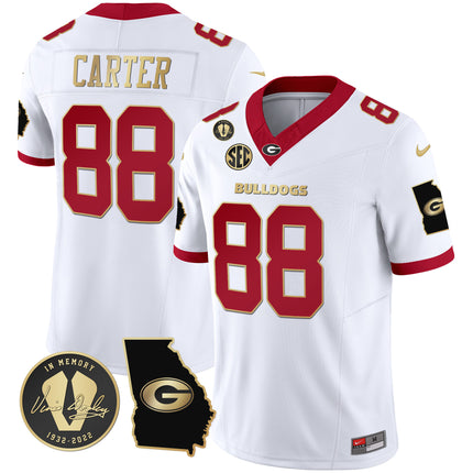 Men's Georgia Bulldogs 2024 Vapor Jersey V3 - Georgia Map - All Stitched