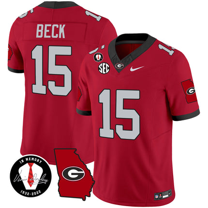 Men's Georgia Bulldogs 2024 Vapor Jersey V3 - Georgia Map - All Stitched