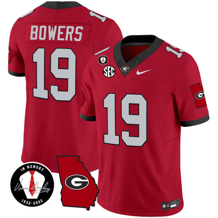 Men's Georgia Bulldogs 2024 Vapor Jersey V3 - Georgia Map - All Stitched