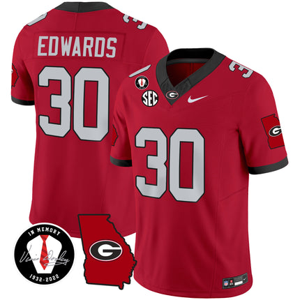 Men's Georgia Bulldogs 2024 Vapor Jersey V3 - Georgia Map - All Stitched