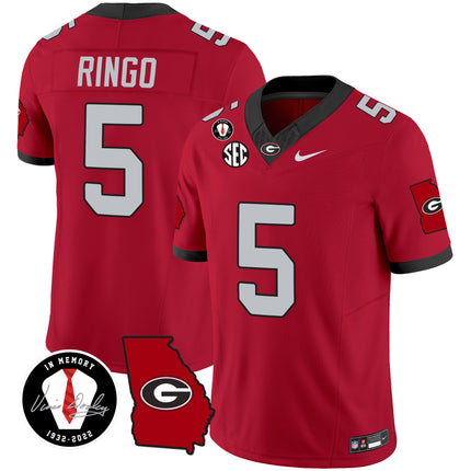 Men's Georgia Bulldogs 2024 Vapor Jersey V3 - Georgia Map - All Stitched