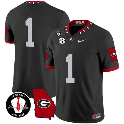 Men's Georgia Bulldogs 2024 Vapor Jersey V3 - Georgia Map - All Stitched