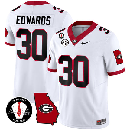 Men's Georgia Bulldogs 2024 Vapor Jersey V3 - Georgia Map - All Stitched