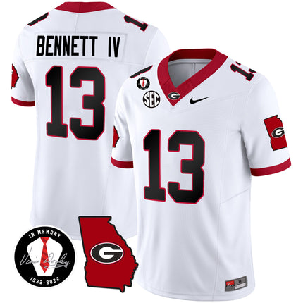 Men's Georgia Bulldogs 2024 Vapor Jersey V3 - Georgia Map - All Stitched