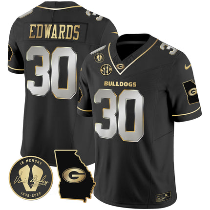 Men's Georgia Bulldogs 2024 Vapor Jersey V3 - Georgia Map - All Stitched