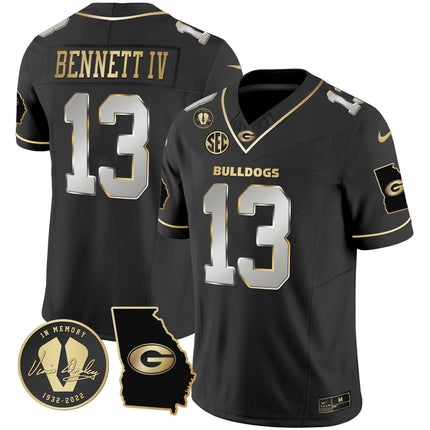 Men's Georgia Bulldogs 2024 Vapor Jersey V3 - Georgia Map - All Stitched