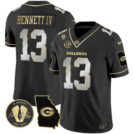 Men's Georgia Bulldogs 2024 Vapor Jersey V3 - Georgia Map - All Stitched