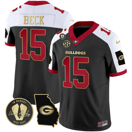 Men's Georgia Bulldogs 2024 Vapor Jersey V3 - Georgia Map - All Stitched