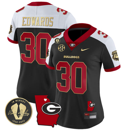 Women's Georgia Bulldogs 2024 Vapor Jersey V4 - Georgia Map - All Stitched