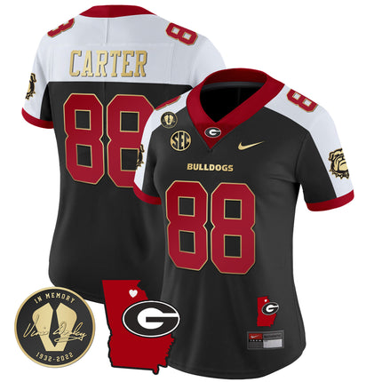 Women's Georgia Bulldogs 2024 Vapor Jersey V4 - Georgia Map - All Stitched