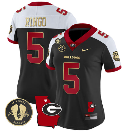 Women's Georgia Bulldogs 2024 Vapor Jersey V4 - Georgia Map - All Stitched