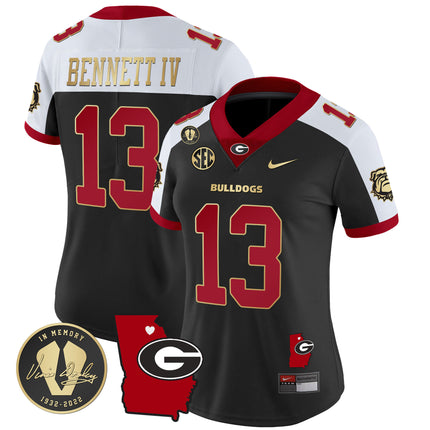 Women's Georgia Bulldogs 2024 Vapor Jersey V4 - Georgia Map - All Stitched