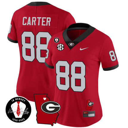 Women's Georgia Bulldogs 2024 Vapor Jersey V4 - Georgia Map - All Stitched