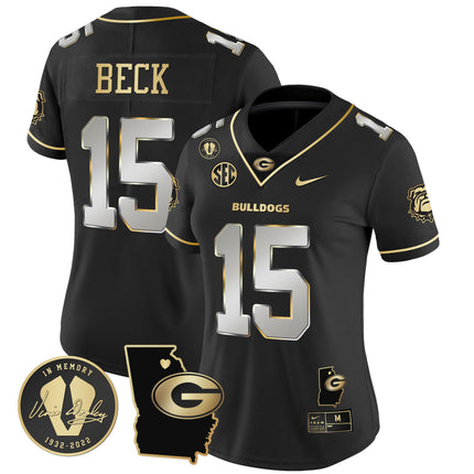 Women's Georgia Bulldogs 2024 Vapor Jersey V4 - Georgia Map - All Stitched