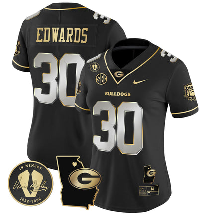 Women's Georgia Bulldogs 2024 Vapor Jersey V4 - Georgia Map - All Stitched