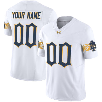 Notre Dame Fighting Irish 2024 Vapor Limited Custrom Jersey V2 - All Stitched