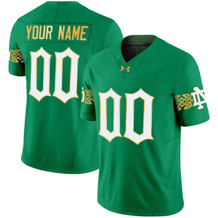 Notre Dame Fighting Irish 2024 Vapor Limited Custrom Jersey V2 - All Stitched