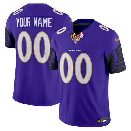 Ravens Special Vapor Limited Custom Jersey - All Stitched