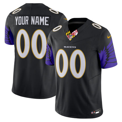 Ravens Special Vapor Limited Custom Jersey - All Stitched