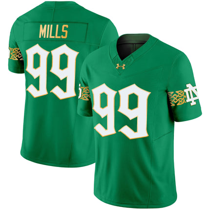 Men's Notre Dame Fighting Irish 2024 Vapor Limited Jersey V2 - All Stitched