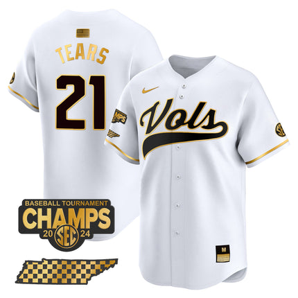 Men's Tennessee Volunteers 2024 Tournament Champions Vapor Premier Limited Jersey - All Stitched