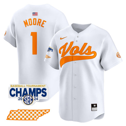 Men's Tennessee Volunteers 2024 Tournament Champions Vapor Premier Limited Jersey - All Stitched