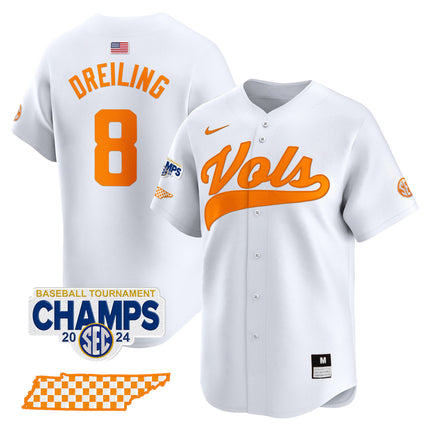 Men's Tennessee Volunteers 2024 Tournament Champions Vapor Premier Limited Jersey - All Stitched