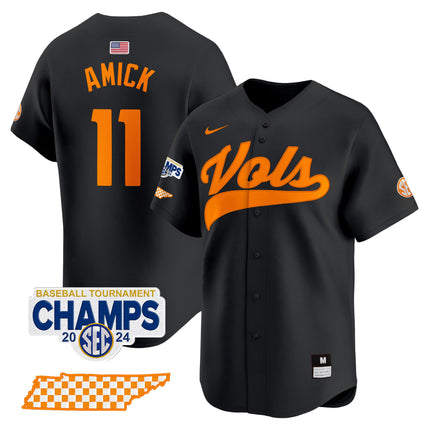 Men's Tennessee Volunteers 2024 Tournament Champions Vapor Premier Limited Jersey - All Stitched