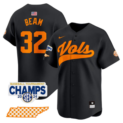 Men's Tennessee Volunteers 2024 Tournament Champions Vapor Premier Limited Jersey - All Stitched