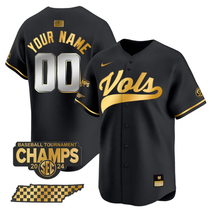Tennessee Volunteers 2024 Tournament Champions Vapor Premier Limited Custom Jersey - All Stitched