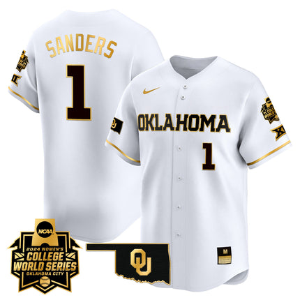 Men's size - Oklahoma Sooners Women's College World Series Champions Vapor Premier Limited Jersey - All Stitched