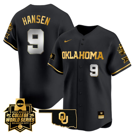 Men's size - Oklahoma Sooners Women's College World Series Champions Vapor Premier Limited Jersey - All Stitched