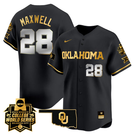 Men's size - Oklahoma Sooners Women's College World Series Champions Vapor Premier Limited Jersey - All Stitched