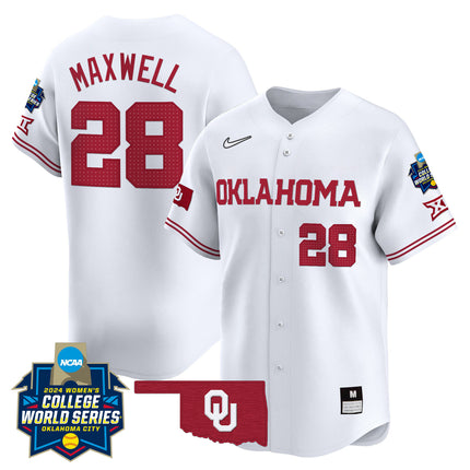 Men's size - Oklahoma Sooners Women's College World Series Champions Vapor Premier Limited Jersey - All Stitched