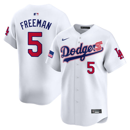 Men's Dodgers 2024 Independence Day Vapor Premier Limited Jersey - All Stitched