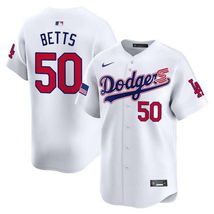Men's Dodgers 2024 Independence Day Vapor Premier Limited Jersey - All Stitched