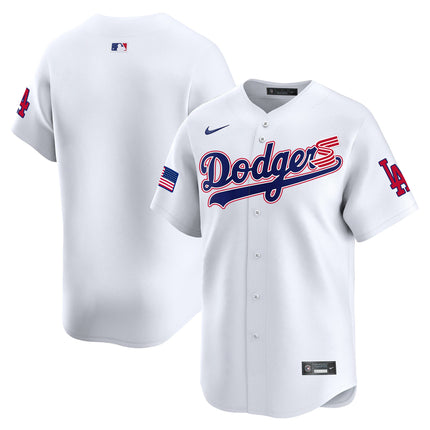 Men's Dodgers 2024 Independence Day Vapor Premier Limited Jersey - All Stitched