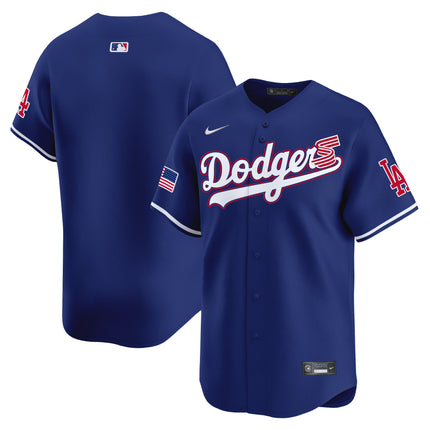 Men's Dodgers 2024 Independence Day Vapor Premier Limited Jersey - All Stitched
