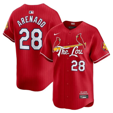 Youth's Cardinals Red 2024 City Connect Limited Jersey TLA - All Stitched