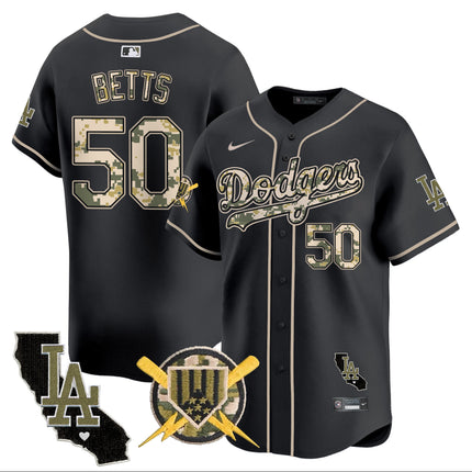 Men's Dodgers Armed Forces Day Vapor Premier Limited Jersey - All Stitched