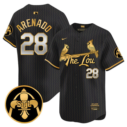 Men's St. Louis Cardinals Red 2024 City Connect Limited Jersey TLA - All Stitched