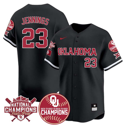 Men's size - Oklahoma Women's Back To National Champions Jersey 406VTTLJS002 - All Stitched